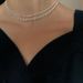 Sparkling Collarbone Chain, Feminine Temperament, Italian Diamond Light Carved Bead Pure Silver Necklace, Bare Chain_ipsvogv.com
