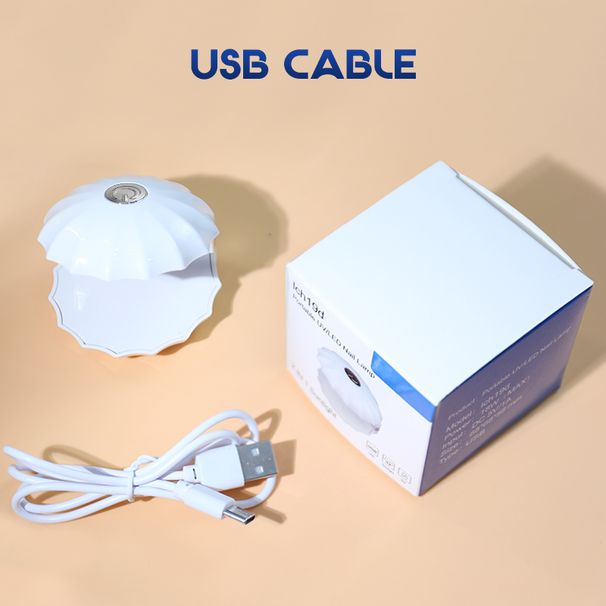 Arte Clavo Shell Nail UV Gel Varnish Dryer Manicure Phototherapy Machine Quick-drying Led Light Portable Nail Polish Glue Lamp_ipsvogv.com