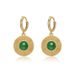 Women's Jewelry Retro Circle Straw Hat Earrings Light Luxury High End Design Sense Fashion Temperament Simple Versatile Earrings_ipsvogv.com