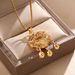 Chinese Style Golden Safety Lock Titanium Steel Necklace With A Light Luxury High-end Feel, Versatile And Suitable For_ipsvogv.com
