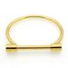 Titanium Steel Horseshoe Vacuum Gold Plated Bracelet D Shaped Horseshoe Buckle Stainless Steel Bracelet_ipsvogv.com