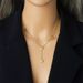 Fashionable Stainless Flower Starfish Heart Tassel Pendant Necklace, Fashionable Titanium Steel Non Fading Four Leaf_ipsvogv.com
