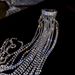 Dazzling rhinestone tassel fairy headdress Korean high end fashion spring clip female back of the head ponytail clip hair accessories_ipsvogv.com