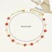 New women's geometric with niche floral design and crystal inlaid long collarbone necklace_ipsvogv.com