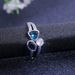 New Personalized And Beautiful Irregular Tricolor Stone Ring_ipsvogv.com