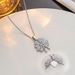 Factory Türkiye Style Creativity Open Lucky Grass Pendant Necklace Fashion Love Wings Can Engrave Collar Female_ipsvogv.com
