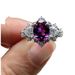 Sanjie's New Alloy Inlaid Purple Zircon For Women's Engagement Ring_ipsvogv.com