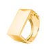 irregular Smooth Metal Wide Bracelet Bracelet Fashionable Personality C Shaped Texture Open Hand Jewelry_ipsvogv.com