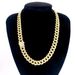 Men’s Jewelry Set Fashion 12mm Round Chain Spring Buckle Men's Necklace Personality Trend Rap Hip Hop Cuban Chain_ipsvogv.com