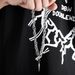 Cross Star Hoop Pendant Twist Necklace For Men Titanium Steel Non-Fading Punk Hip-Hop Women Sweater Chain Minimalist_ipsvogv.com