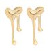 Personality lava love liquid water drop earrings business folds irregular geometric earrings earrings_ipsvogv.com