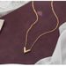 Minimalist Gold Niche Luxury V-letter Necklace, Women's Collarbone Sweater Chain, Internet Famous Non Fading Accessory_ipsvogv.com