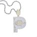 Men's Jewelry Plug Letter TALK Zircon Pendant Hip Hop Street Trend Necklace_ipsvogv.com