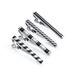 Men's Business Tie Clip Set Creative Zebra Stripes Tie Clip Classic Black And White Color Suit Accessories_ipsvogv.com