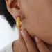 Celestial Star Moon Zircon Jewelry Set Titanium Steel Earrings & Bracelet, Hypoallergenic For Women Non-Fading Daily Luxury_ipsvogv.com