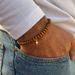 New Retro Style Wooden Beads Stacking Bracelets Men's Beaded Cross Pendant Bracelet Set Bracelets_ipsvogv.com