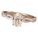 Ice Flower Egg Sparkling Cut Pigeon Zircon Spinning Ballet, Niche Twisted Thread Group Set With Simple Style Open Ring Ballet,_ipsvogv.com