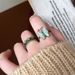 New Chinese Style Butterfly Flower Women's Vintage Unique Index Finger Ring, Niche High-end Ring_ipsvogv.com