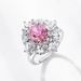 Willson Jewelry New Personalized Silver S925 Pink Ring Fashion Light Luxury Ice Flower Cut High Carbon Diamond Ring_ipsvogv.com