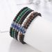 Devil Eye Men's Gift Bracelet 4mm Green Peacock Yellow Tiger Eye White Turquoise Bracelet Couple Stacking Bracelet_ipsvogv.com