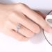 Silver Moissanite Ring For Women Elegant Shining Star Diamond Ring, Hollow Finger Ring_ipsvogv.com