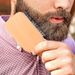 Men's square wooden handle Beard Brush Beard Care Cleaning brush Vintage bristle styling grease head brush_ipsvogv.com
