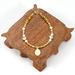3 Cm Yellow Amber Zircon Shell Jute Natural Stone Bracelet Necklace Niche Ins Maillard Style_ipsvogv.com