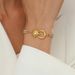 Women’s Jewelry Set Fashion 14K Gold Plated Star Moon Stainless Steel Bracelet Female Ins Style Temperament All Match Diamond Titanium Steel Necklace_ipsvogv.com