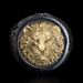 Men's Plated Two Tone Ring, Powerful And Creative Lion Head Shining Black Gold Divided Hand Jewelry_ipsvogv.com