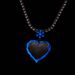 Unisex Hip Hop Men's Frozen Heart Necklace Luminous Personality Micro Inlaid Zircon Couple Style Men And Women Trendy Love Pendant_ipsvogv.com