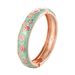 Fashion Bracelet Hot Sale Popular Ladies Classic Cloisonne Flower Open Bracelet Colorful Flower_ipsvogv.com