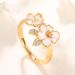 Cao Shi, Korean Version Of Fairy Ins Girl Group Wind Mountain Camellia Sweet Series Ring, Star Style Ring_ipsvogv.com