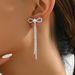 Niche Fashion OL Forest Versatile, Stylish, Butterfly Knot Design, Women's Simple, Light Luxury Earrings_ipsvogv.com