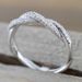 Cao Shi's New Fashion Twisted Rope Fried Dough Twists Women's Copper Plated White Gold Micro Set Zircon Tail Ring_ipsvogv.com