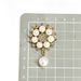 Brooch Diamond Pearl Flower alloy jewelry coat sweater cardigan pin fashion flower accessories anti-exposure buckle_ipsvogv.com