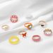 Hot Selling Drop Ring, Fashionable Love, Mixed Color Oil Drop, Tai Chi, Gossip, Temperament, Opening Butterfly Ring_ipsvogv.com