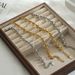 Fashion Simple Vacuum Plating Titanium Steel Hollow Bead Bracelet INS Style Light Accessories_ipsvogv.com