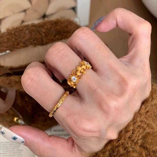 Middle Aged Iris Lace For Women, Light Luxury, High-end, Index Finger Niche, Simple And Personalized, French Style_ipsvogv.com