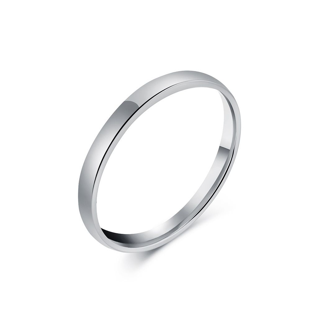 Men's Jewelry Simple Cold Neutral Style High Grade Smooth Titanium Steel Tail Ring Ring Men And Women Stainless Steel Plated K Gold Hand Jewelry_ipsvogv.com