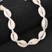 New Minimalist Natural Shell Cotton Thread Handmade Threading Necklace With Adjustable Summer Beach Collarbone Chain_ipsvogv.com