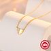 Women's Jewelry S925 Sterling Silver Double Heart Zircon Trendy Clavicle Chain Diamond Studded Temperament High End Necklace_ipsvogv.com