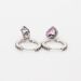 New Silver Plated Shining Heart Earrings Light Luxury Heart Shaped Love Pink Earrings Earrings Gift_ipsvogv.com