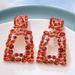 Retro fashion atmospheric metal diamond earrings for women gemstone earrings personality earrings_ipsvogv.com