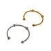 Spring And SummerWomen’s Jewelry Set Fashion Real Gold Electroplated Titanium Steel Knotted Twisted Steel Color Open Bracelet_ipsvogv.com