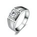 popular with fashionable and novel square diamond men's rings. men's rings are inlaid with stars._ipsvogv.com