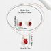 Sweet and fresh countryside style Korean version earrings, necklace, jewelry set, personalized inlaid flower design,_ipsvogv.com