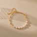 Copper Plated K Gold Natural Freshwater Pearl Gold Round Bead Copper Chain Design Is Not Easy To Allergic Elegant Texture Women's Bracelet_ipsvogv.com