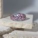 Vintage Style Pink Diamond Micro Inlaid Zircon Ring, Light Luxury Full Of Sparkling Diamonds, Exquisite And Luxurious_ipsvogv.com