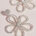 jewelry small fresh all-match flower earrings shiny niche elegant rhinestone earrings earrings_ipsvogv.com
