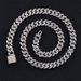 Popular colored diamond Cuban chain necklace new style personalized necklace with multiple sizes available, street style all match hip hop necklace_ipsvogv.com